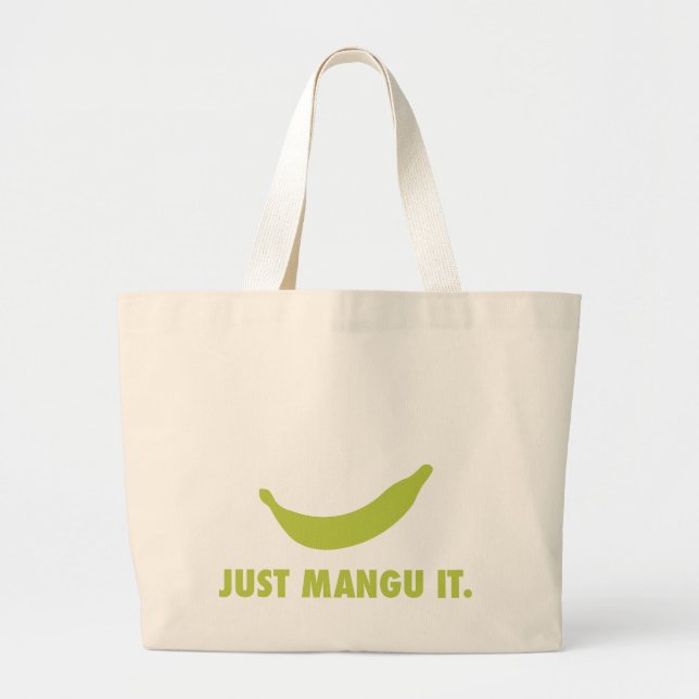 Bolsa Tote Grande Apenas Mangu ele. Saco (Frente)
