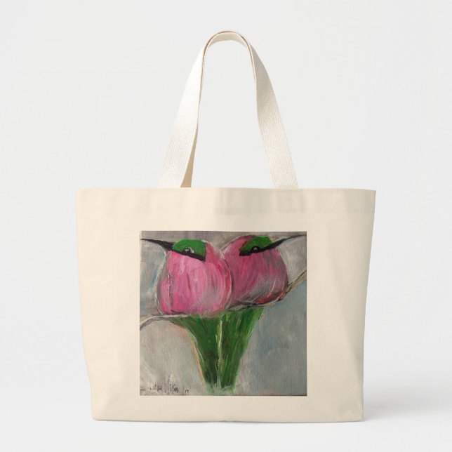 Bolsa Tote Grande Apenas Olhe para o Lado (Frente)