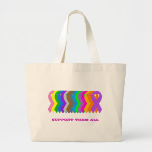 Bolsa Tote Grande Apoie-os todos