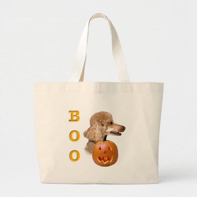 Bolsa Tote Grande Apricot Coated Poodle Boo (Frente)
