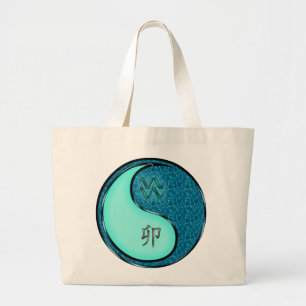 Bolsa Tote Grande Aquário & Coelho de Água