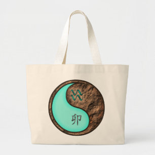 Bolsa Tote Grande Aquário & Coelho de Terra