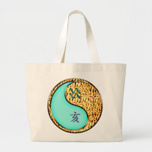 Bolsa Tote Grande Aquário & Porco de Fogo