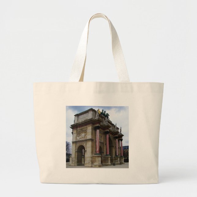 Bolsa Tote Grande Arco de Triunfo do Carrousel. (Frente)