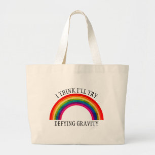 Bolsa Tote Grande Arco-íris