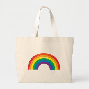 Bolsa Tote Grande Arco-íris clássico
