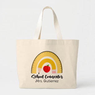Bolsa Tote Grande Arco-Íris do Conselheiro da Escola de Suprimentos