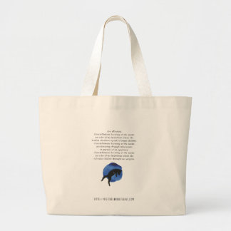 Bolsa Tote Grande Arco - poesia por Jessica Fuqua