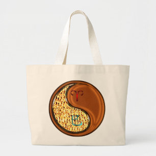 Bolsa Tote Grande Aries e Cobra de madeira