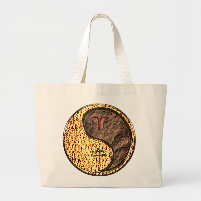 Bolsa Tote Grande Aries & Earth Horse (Frente)