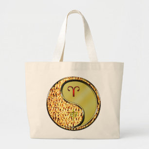 Bolsa Tote Grande Áries & Macaco de Metal