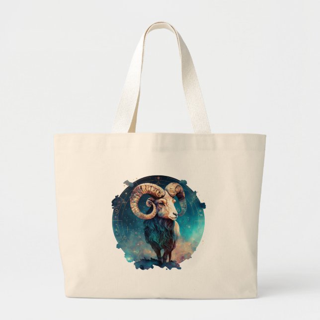 Bolsa Tote Grande Aries Ram (Frente)