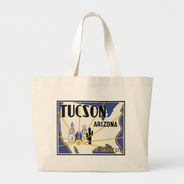 Bolsa Tote Grande Arizona de Tucson (Frente)