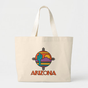 Bolsa Tote Grande Arizona Desert Mandala