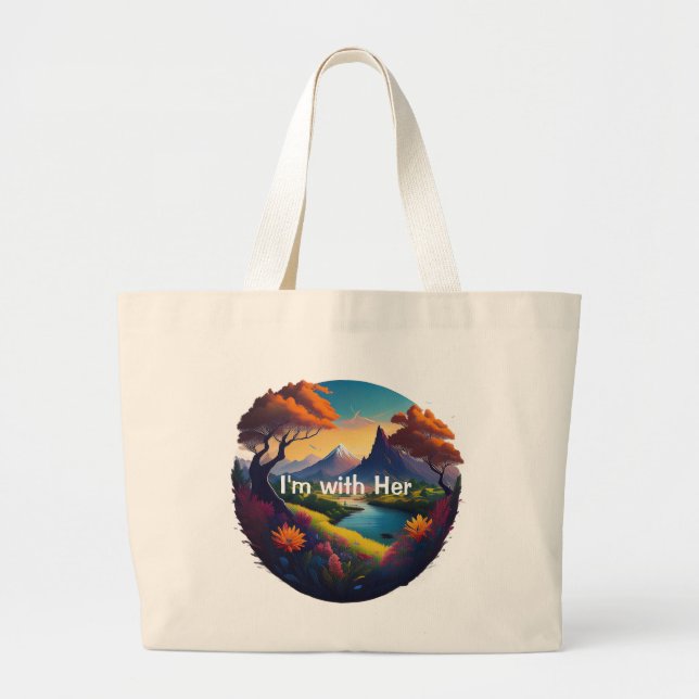 Bolsa Tote Grande Arraízes em relação a este assunto - Steward of th (Frente)