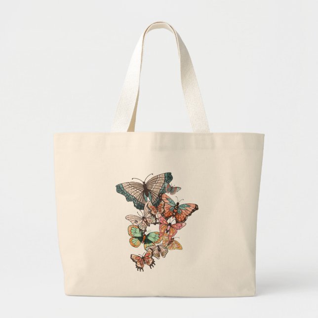 Bolsa Tote Grande Arraste para o Primavera (Frente)