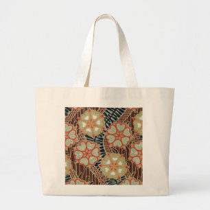 Bolsa Tote Grande Art Nouveau Padrão #2 em Emporio Moffa