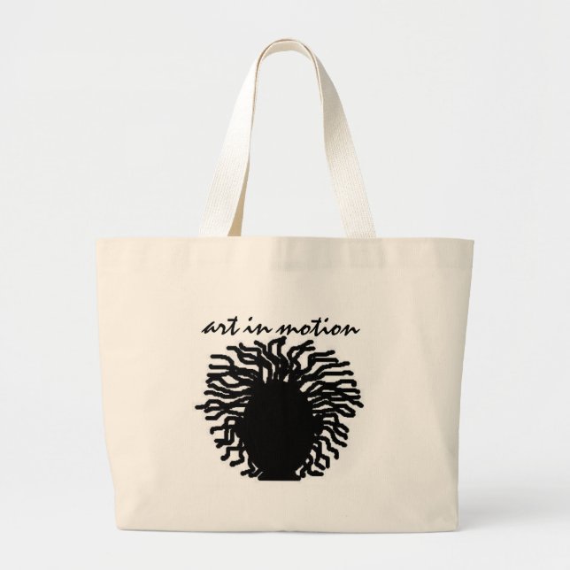 Bolsa Tote Grande arte no movimento (Frente)