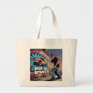 Bolsa Tote Grande Artista de coleta e Grafite urbano