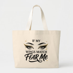 Bolsa Tote Grande Artista de Maquiagem Cosmetologista MUA Diva Sarcá