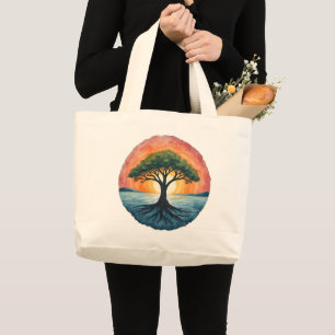 BOLSA TOTE GRANDE ÁRVORE DA VIDA