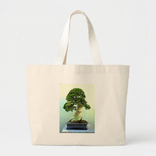 Bolsa Tote Grande Árvore de Cypress dos bonsais