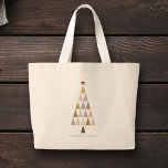 Bolsa Tote Grande Árvore de Natal Simples e Moderna do Scandi<br><div class="desc">Desejando-lhe um Natal minimalista! 🌟 enviar desejos calorosos com nossa Dourada Saco de Árvore de Natal Moderno Blush Faux. Simples elegância para uma época alegre. Espalhe a alegria do feriado com estilo! 🎄 #MinimalistHoliday</div>