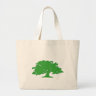 Bolsa Tote Grande Árvore verde