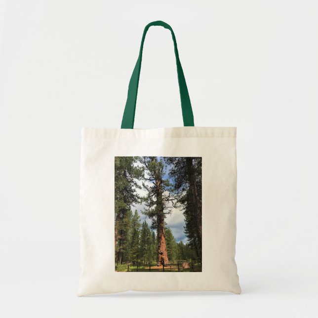 Bolsa Tote Grande Árvore Vermelha, La Pine, OU (Frente)