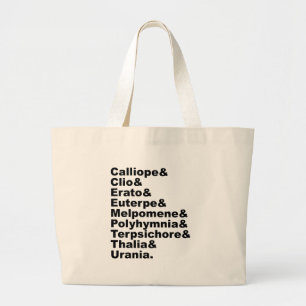 Bolsa Tote Grande As 9 Musas Como Popularizadas Pela Mitologia Grega