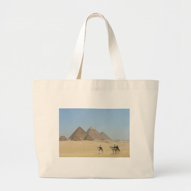 Bolsa Tote Grande As pirâmides (Frente)