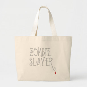 Bolsa Tote Grande Assassino do zombi