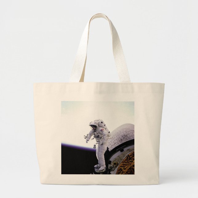 Bolsa Tote Grande astronauta americano (Frente)