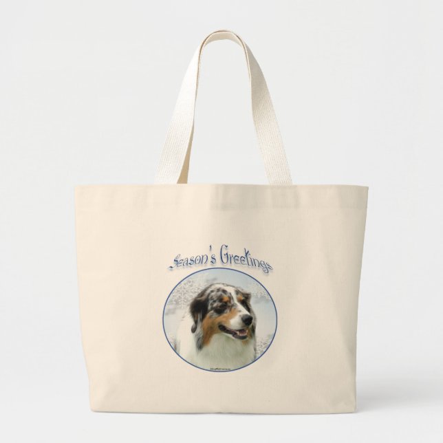 Bolsa Tote Grande Aussie Seasons Saudações Bag (Frente)