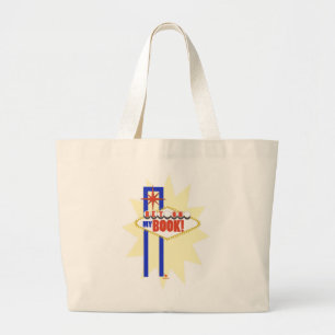 Bolsa Tote Grande Autor: Bet Divertida No Meu Livro - Logotipo De Si