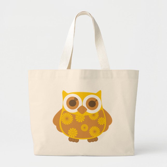 Bolsa Tote Grande Autumn Owl (Frente)