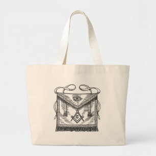 Bolsa Tote Grande Avental maçónico