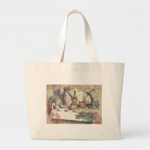 Bolsa Tote Grande Aventuras de Alice no País das Maravilhas - Chá Ma