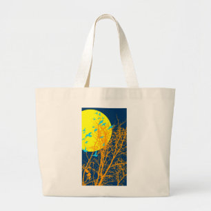 Bolsa Tote Grande aves de proteção