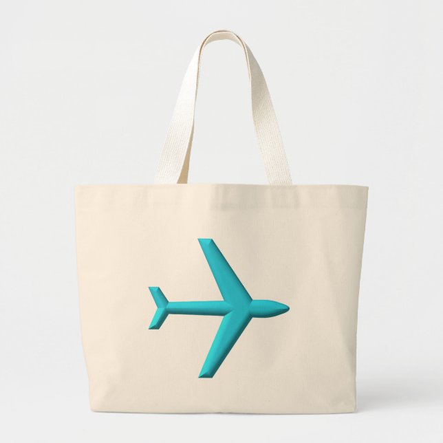 Bolsa Tote Grande Avião/Jato (Frente)