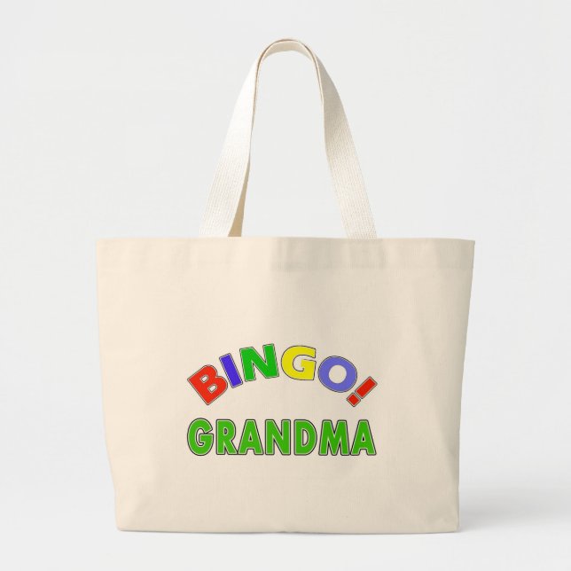 Bolsa Tote Grande Avó do Bingo (Frente)