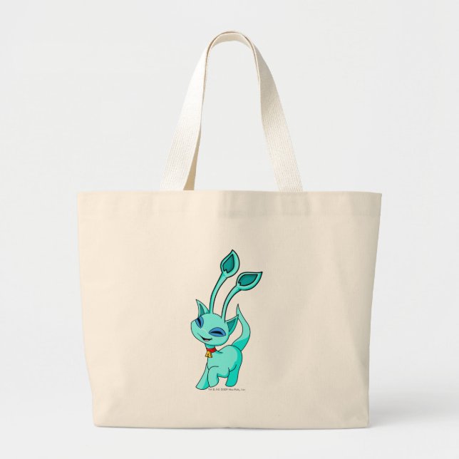 Bolsa Tote Grande Azul de Aisha (Frente)