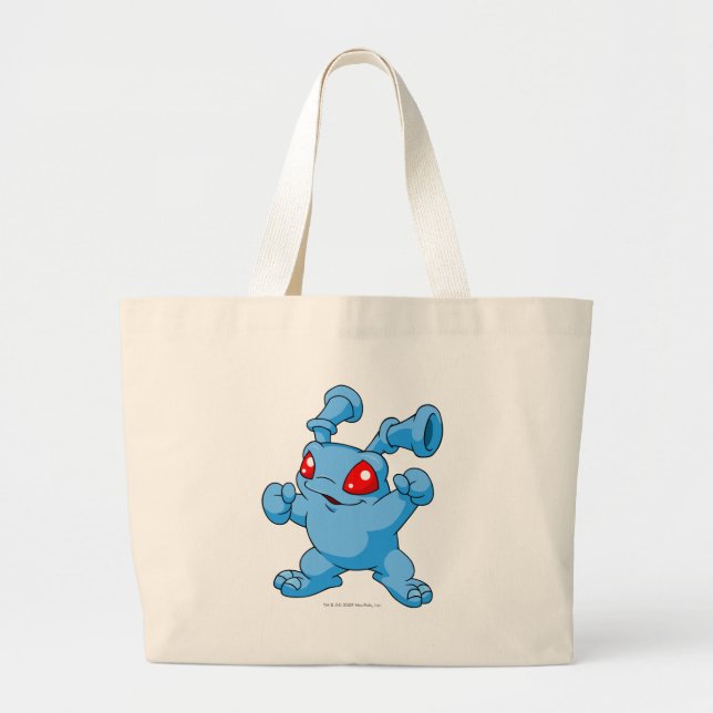 Bolsa Tote Grande Azul de Grundo (Frente)