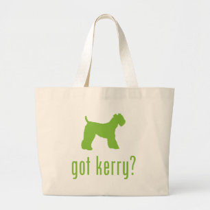 Bolsa Tote Grande Azul de Kerry Terrier