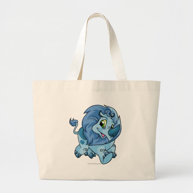 Bolsa Tote Grande Azul de Tonu (Frente)