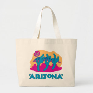 Bolsa Tote Grande Azul do deserto da arizona