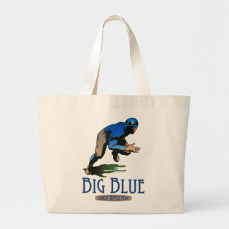 Bolsa Tote Grande Azul grande