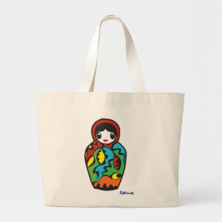 Bolsa Tote Grande Babushka - Matryoshka