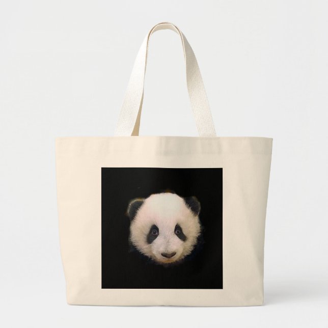 Bolsa Tote Grande Baby Panda (Frente)