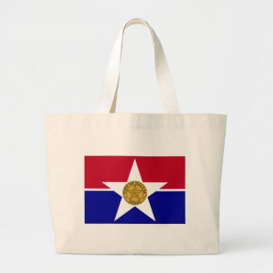 Bolsa Tote Grande Bag com Flag de Dallas, EUA